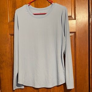 No Boundaries Light Blue Long Sleeve Tee